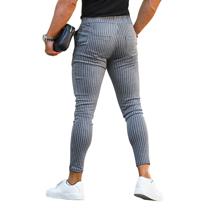 Aule Slim Stripe Casual Pants