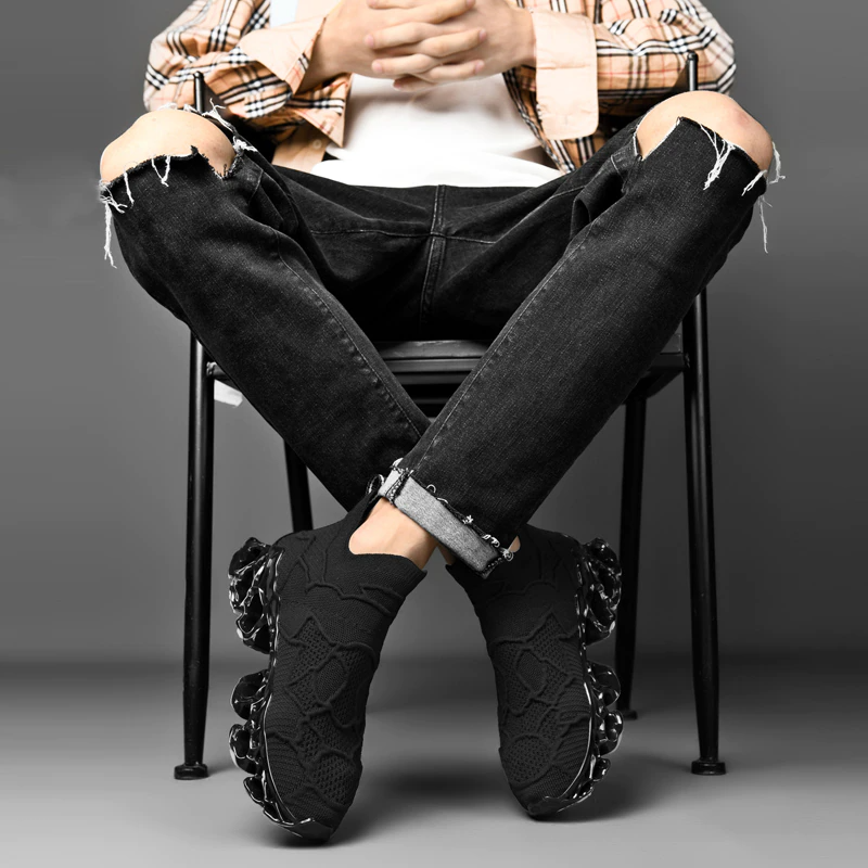 Aule Venom Rib-knit Men Shoes