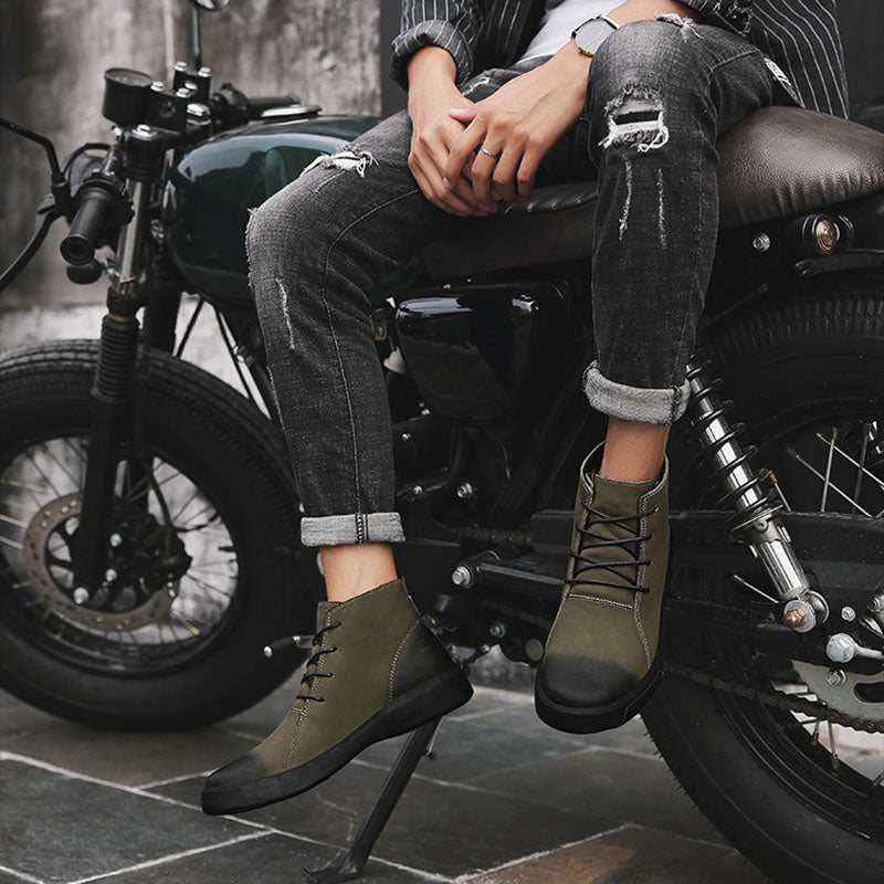 Aule Leather Retro Boots