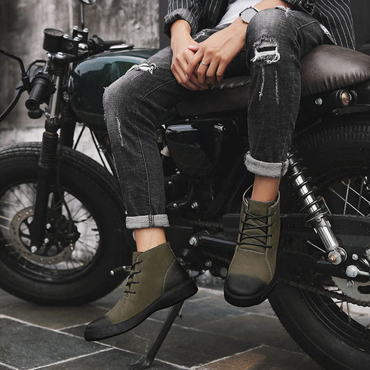 Aule Leather Retro Boots