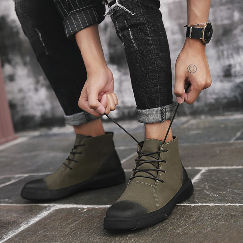 Aule Leather Retro Boots