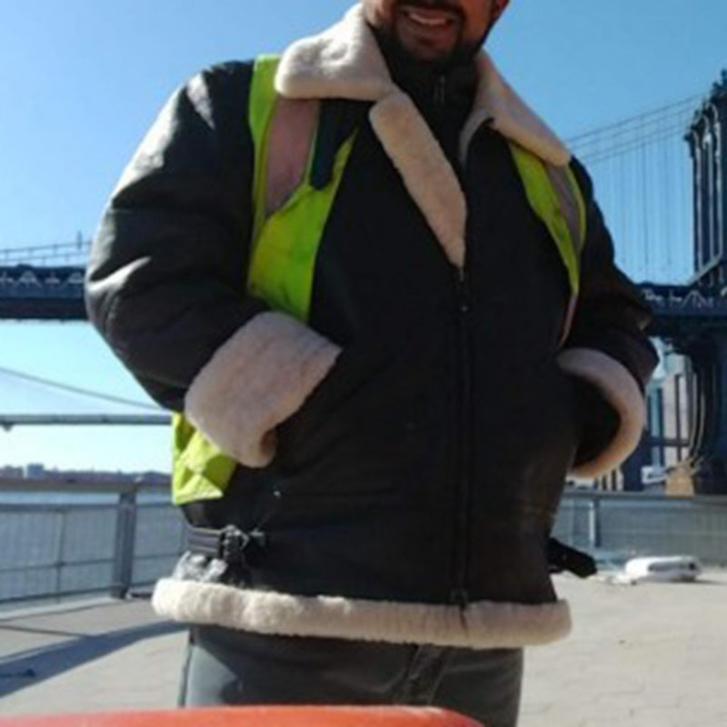 Aule Faux Fur Leather Jacket