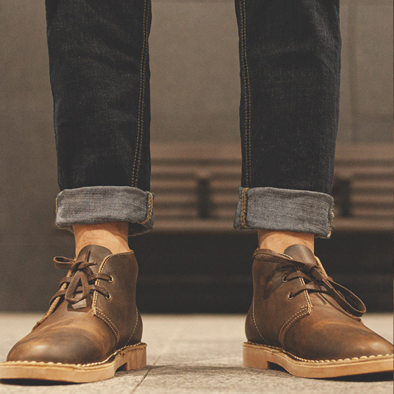 Aule Sand Leather Men Boots