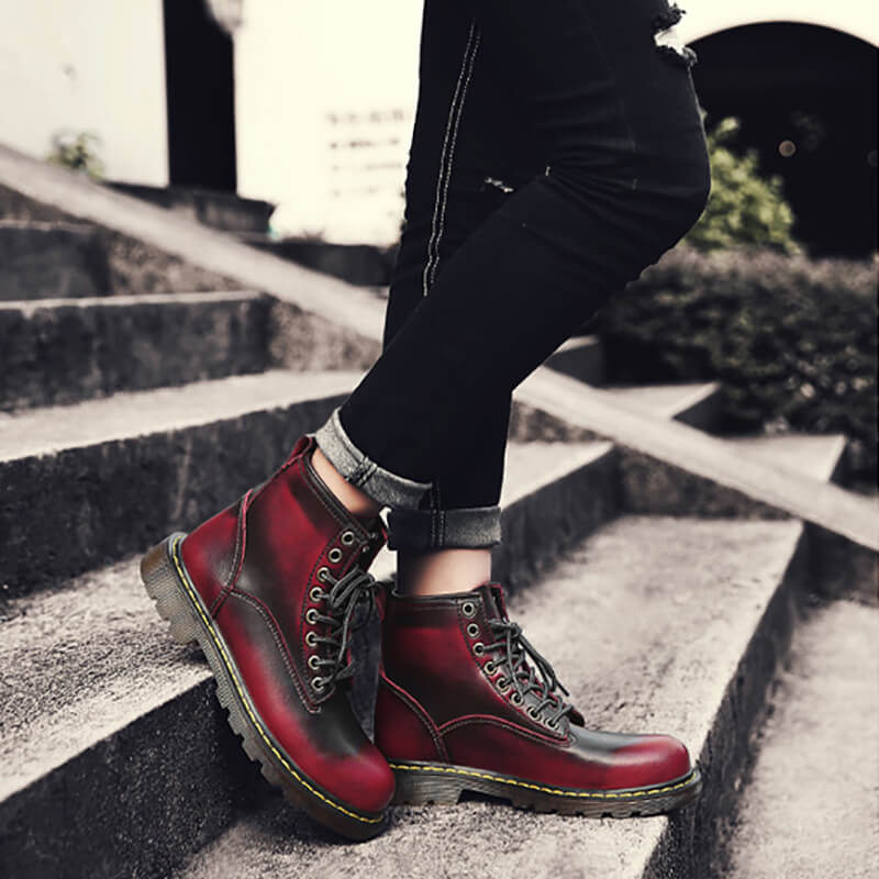 Aule PU Rubbed Desert Boots