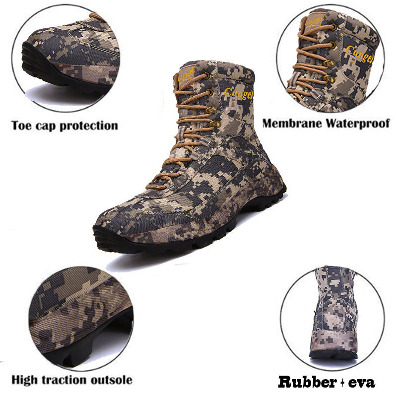 Aule Camo Outdoor Boots