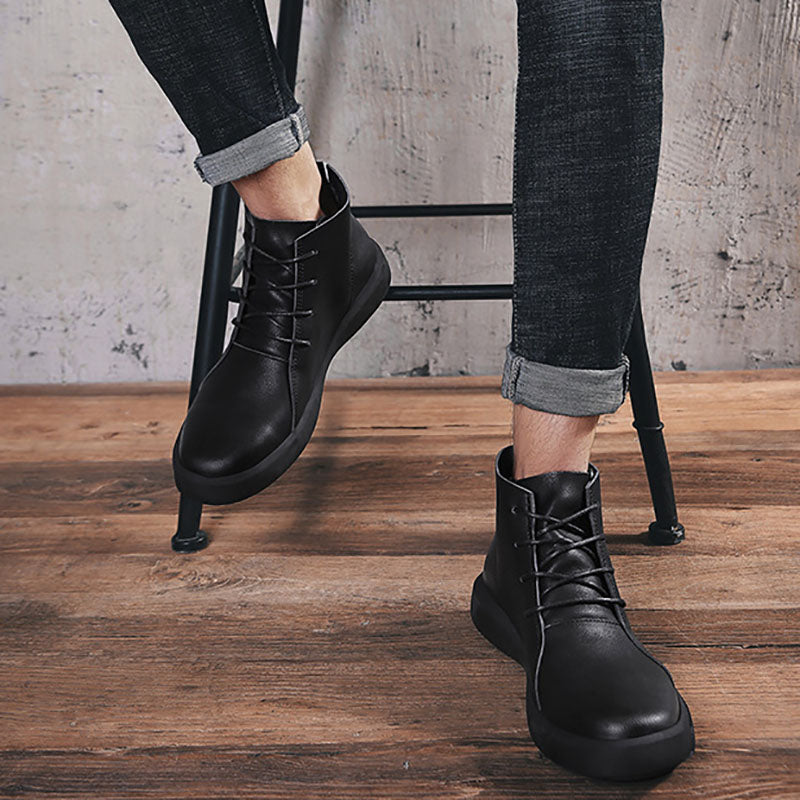 Aule Leather Retro Boots