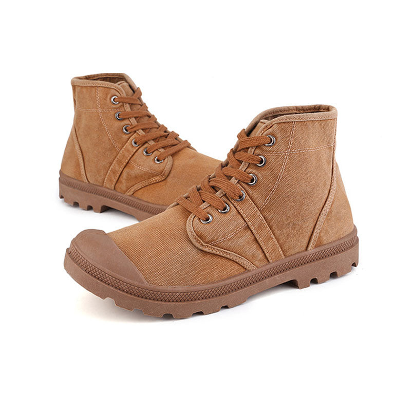 Aule Canvas Ankle Boots