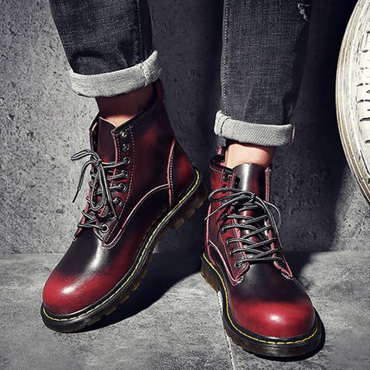 Aule PU Rubbed Desert Boots