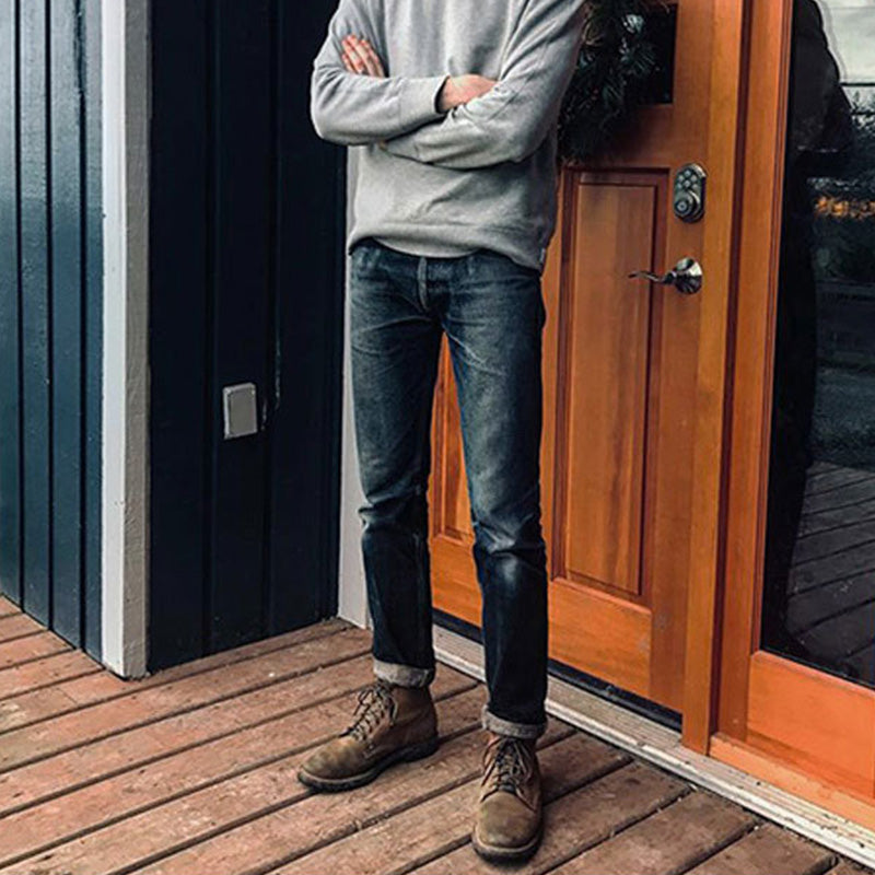 Aule Blitz Leather Combat Boots