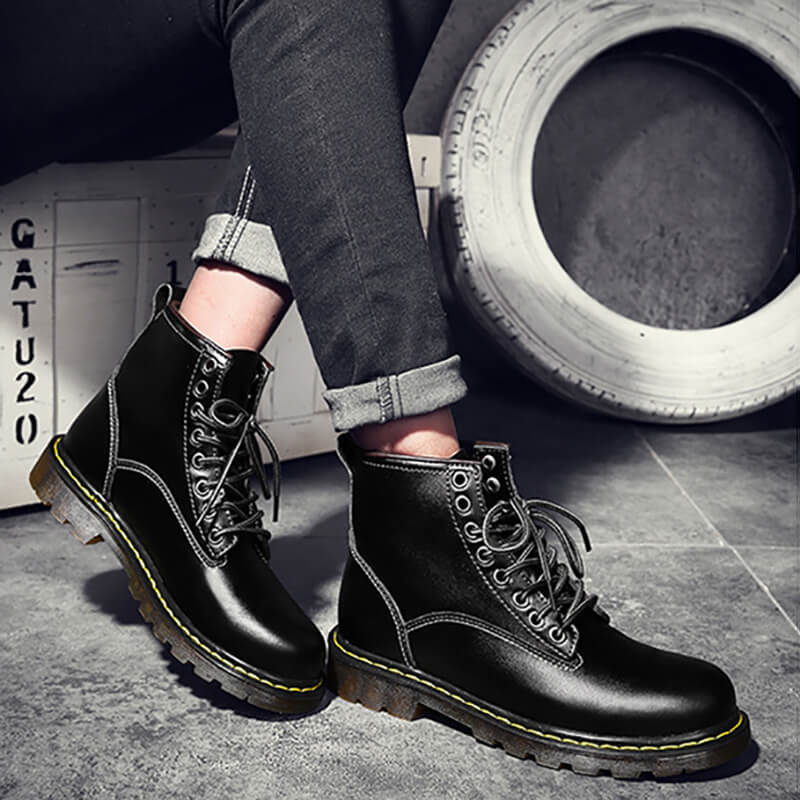 Aule PU Rubbed Desert Boots