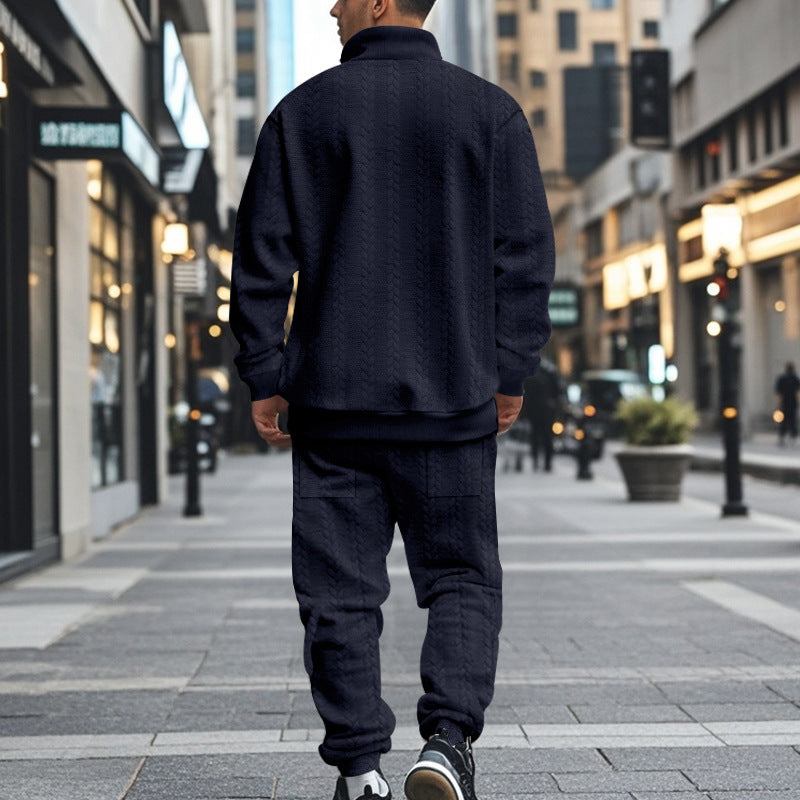 Aule Cable Knit Polo Set