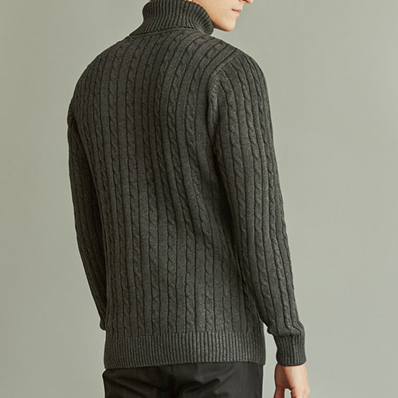 Aule Cable Knit Halterneck Sweater