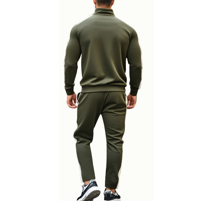 Aule Contrast Trim Tracksuits