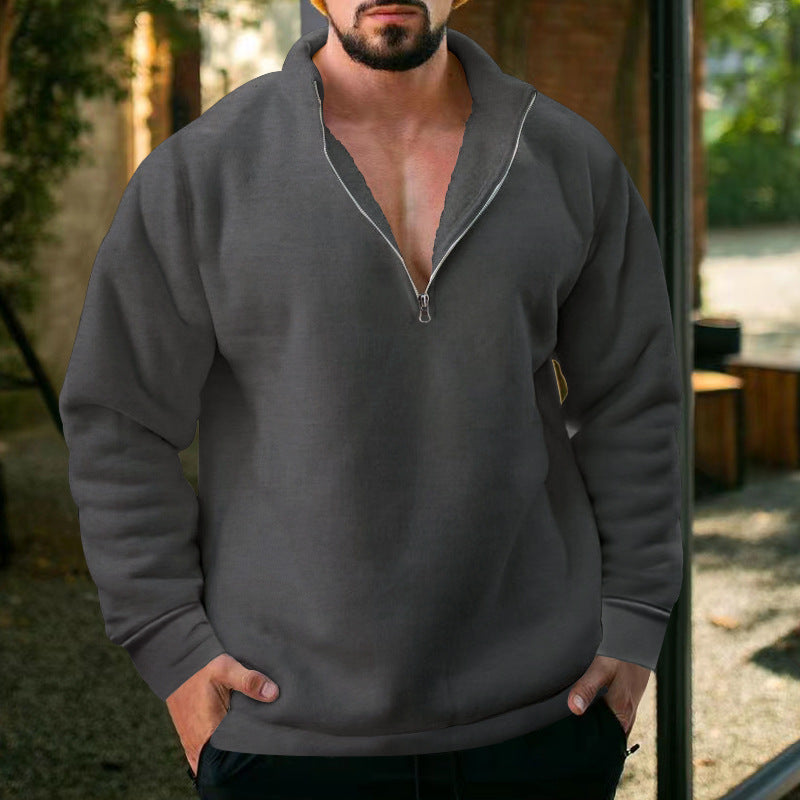 Aule Fleece Zip Up Sweatshirt