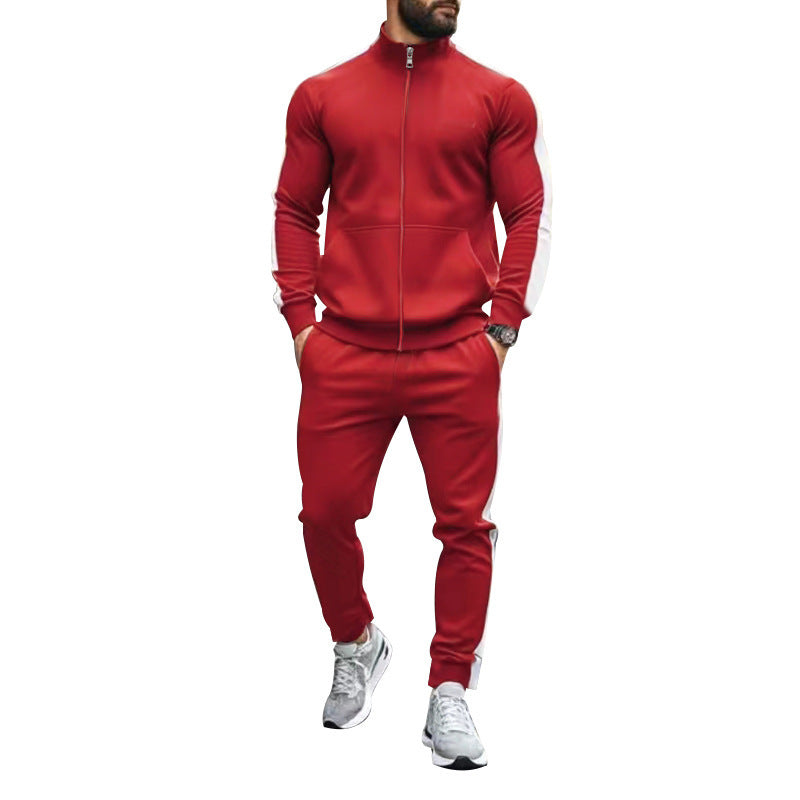 Aule Contrast Trim Tracksuits
