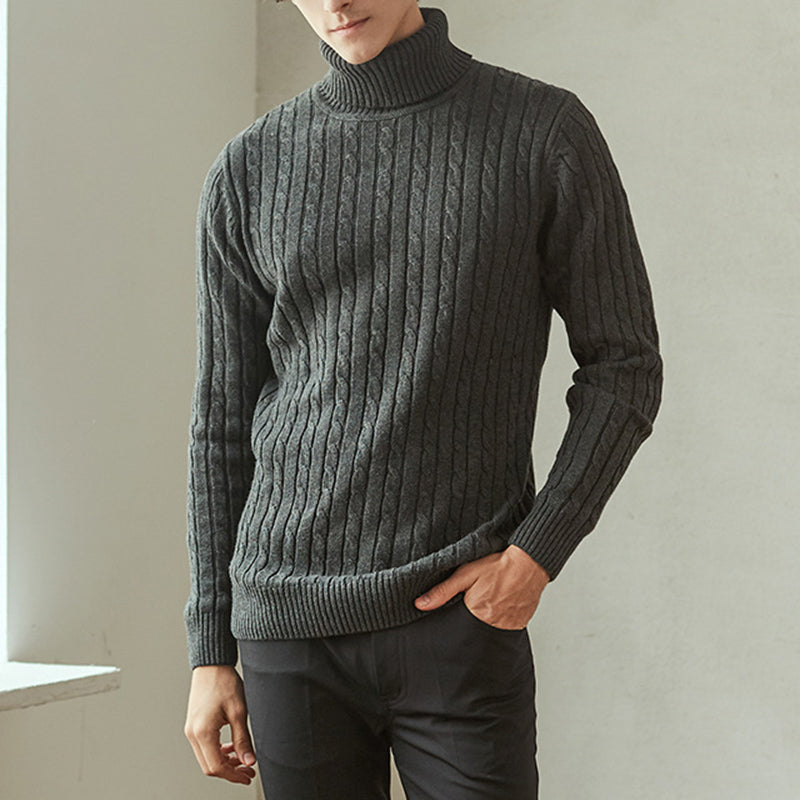 Aule Cable Knit Halterneck Sweater