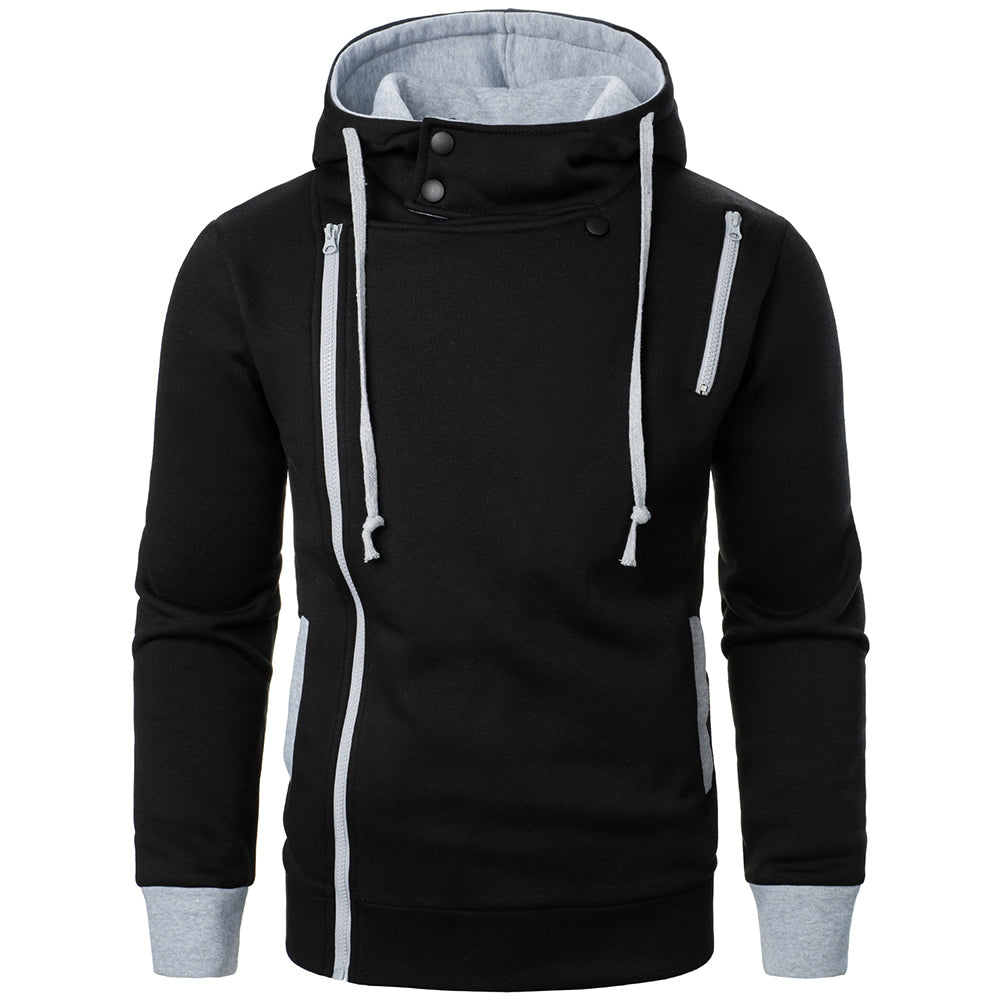Aule Side Zipper Streetwear Hoodie