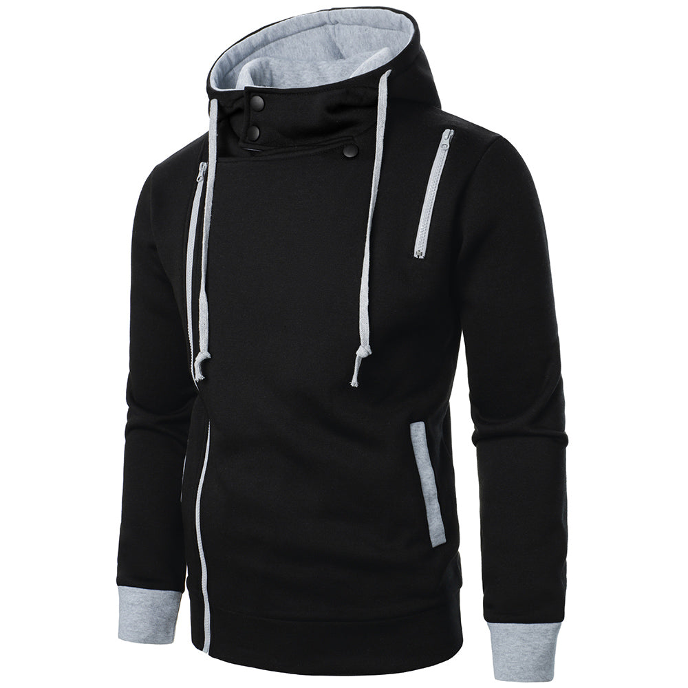 Aule Side Zipper Streetwear Hoodie
