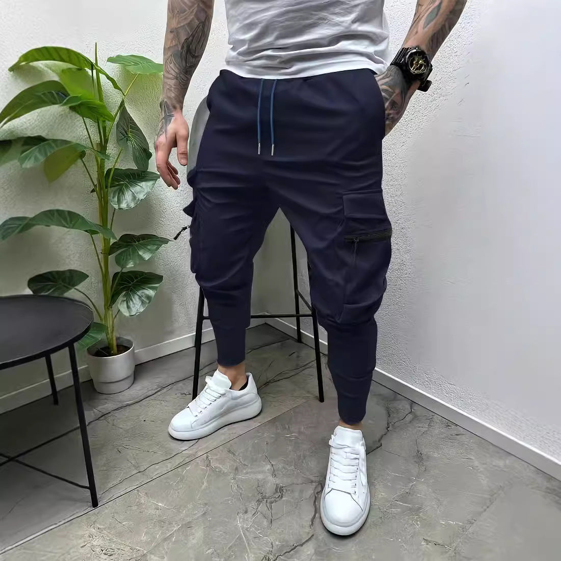 Aule Pockets Tapered Pants