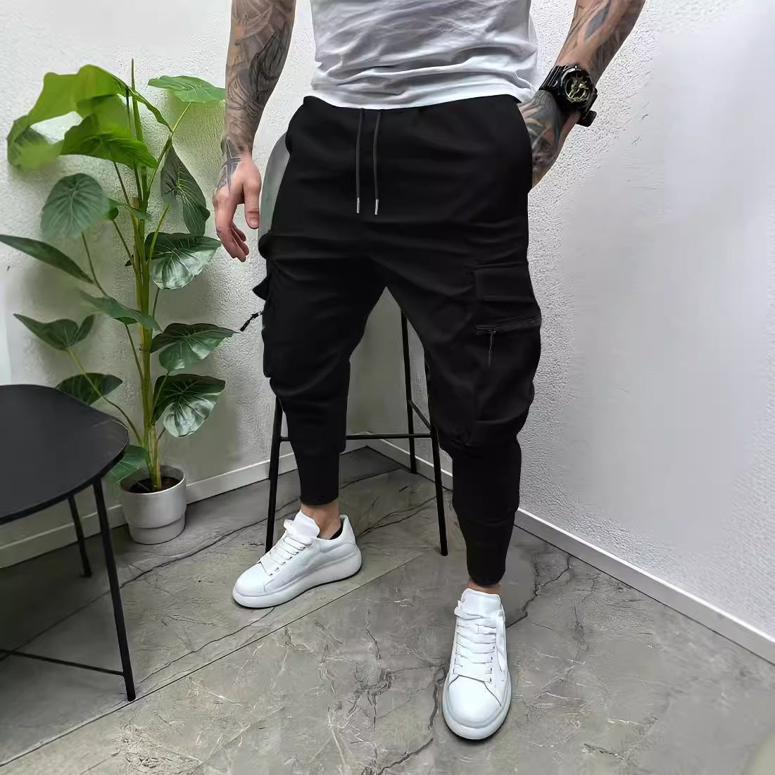 Aule Pockets Tapered Pants
