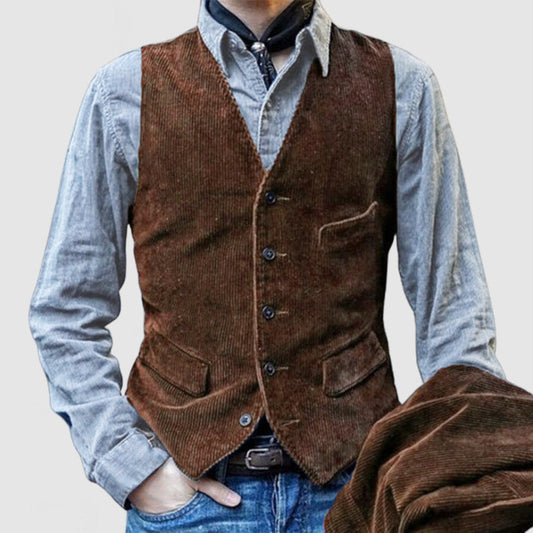 Aule Retro Corduroy Vest