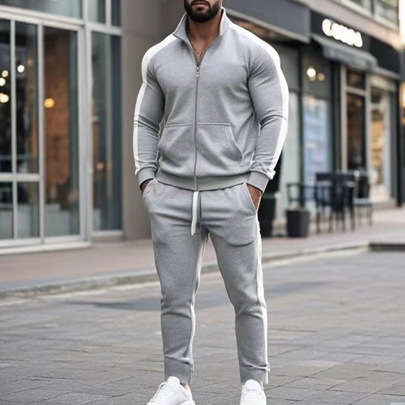 Aule Contrast Trim Tracksuits