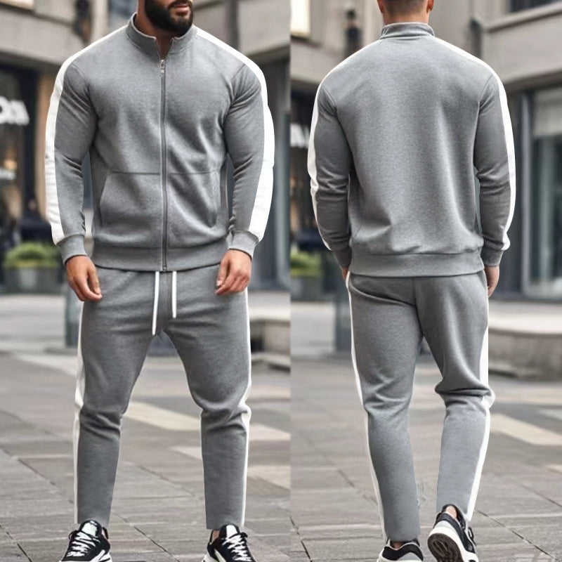 Aule Contrast Trim Tracksuits