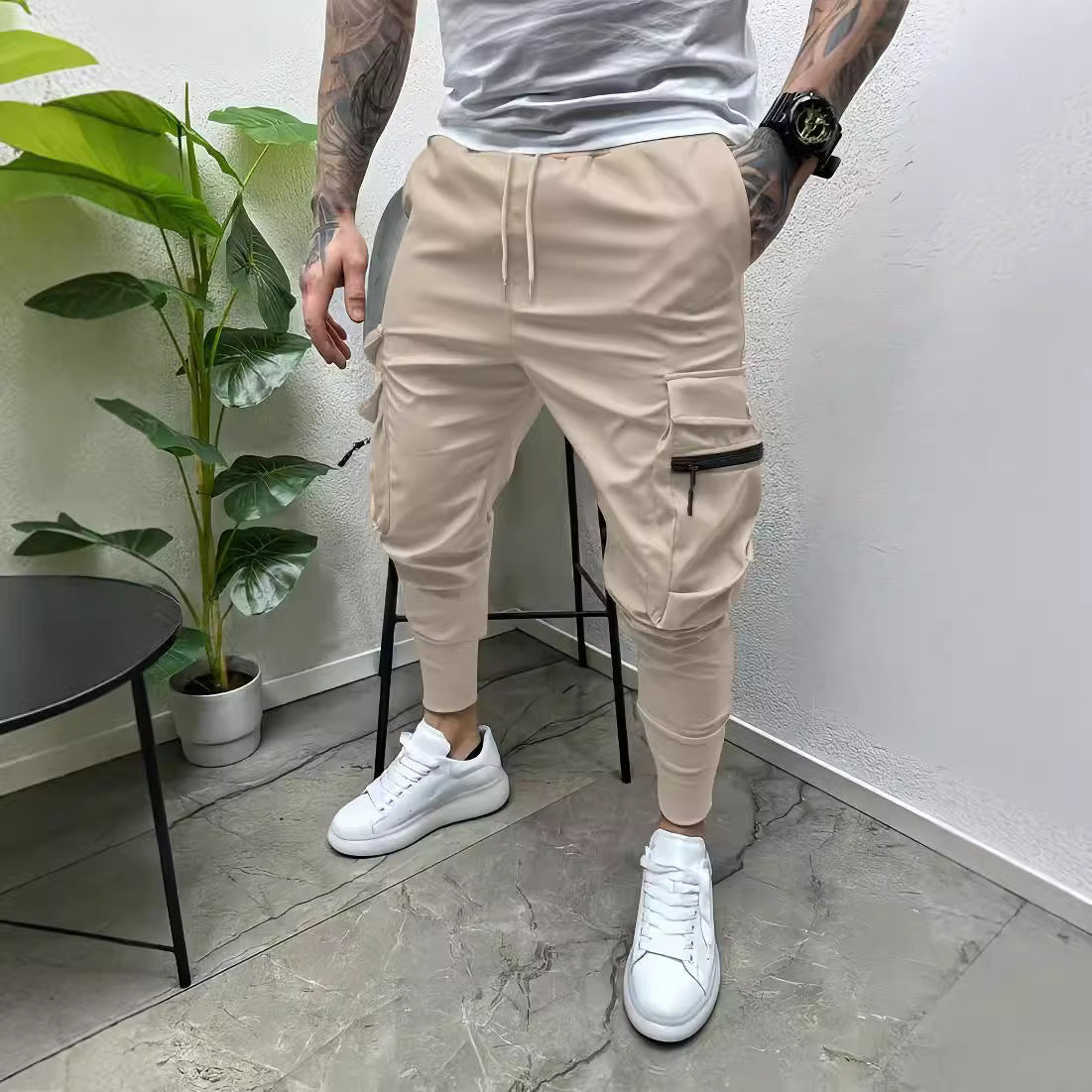 Aule Pockets Tapered Pants