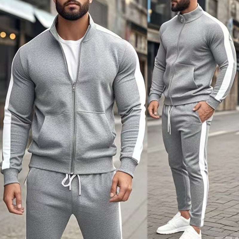 Aule Contrast Trim Tracksuits