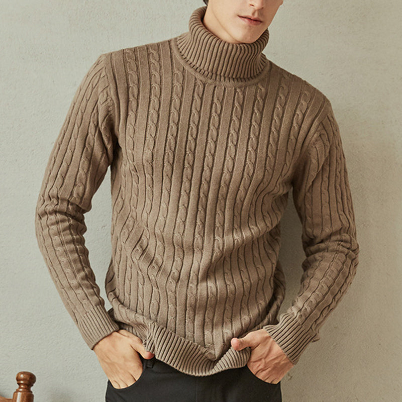 Aule Cable Knit Halterneck Sweater