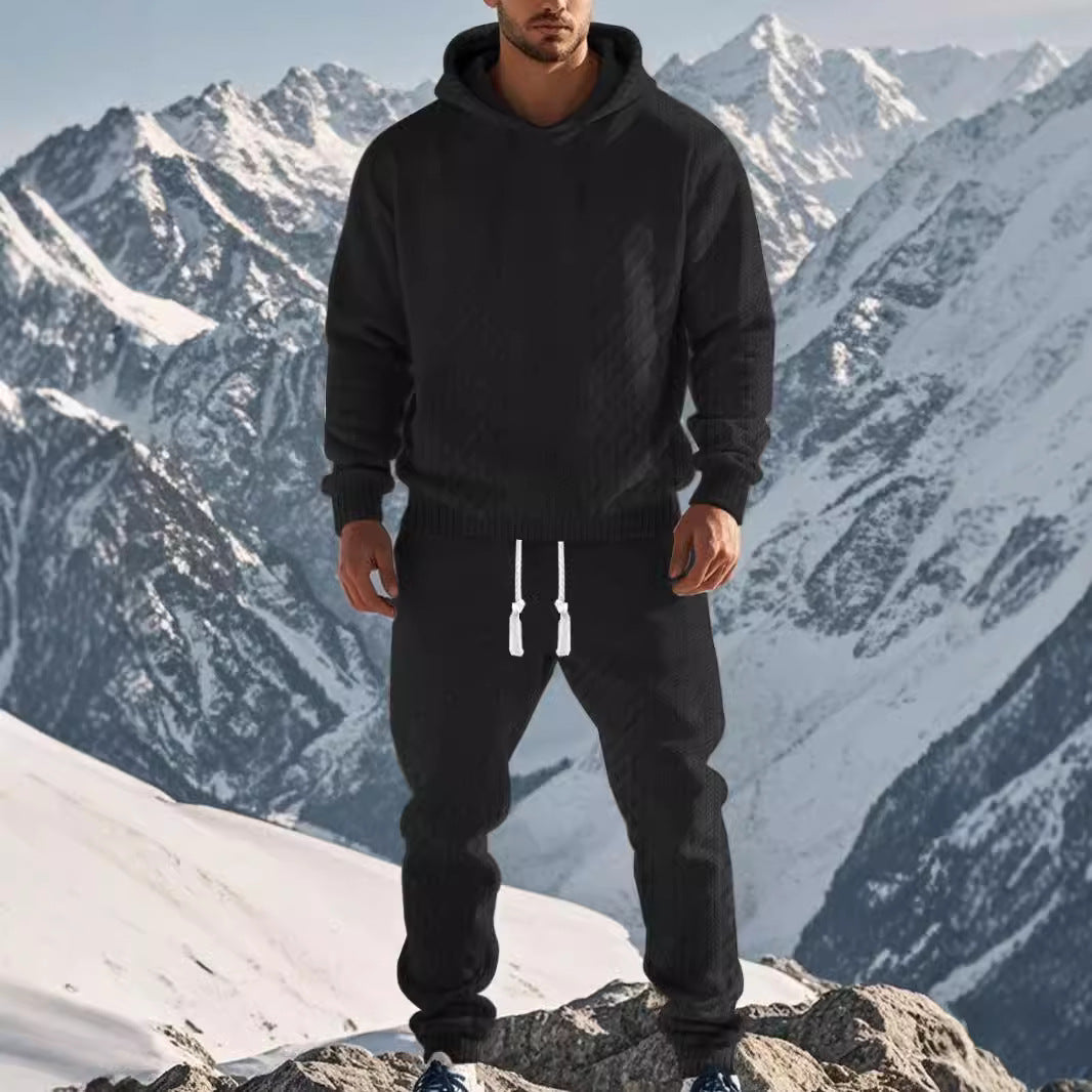 Aule Jacquard Hoodie Set