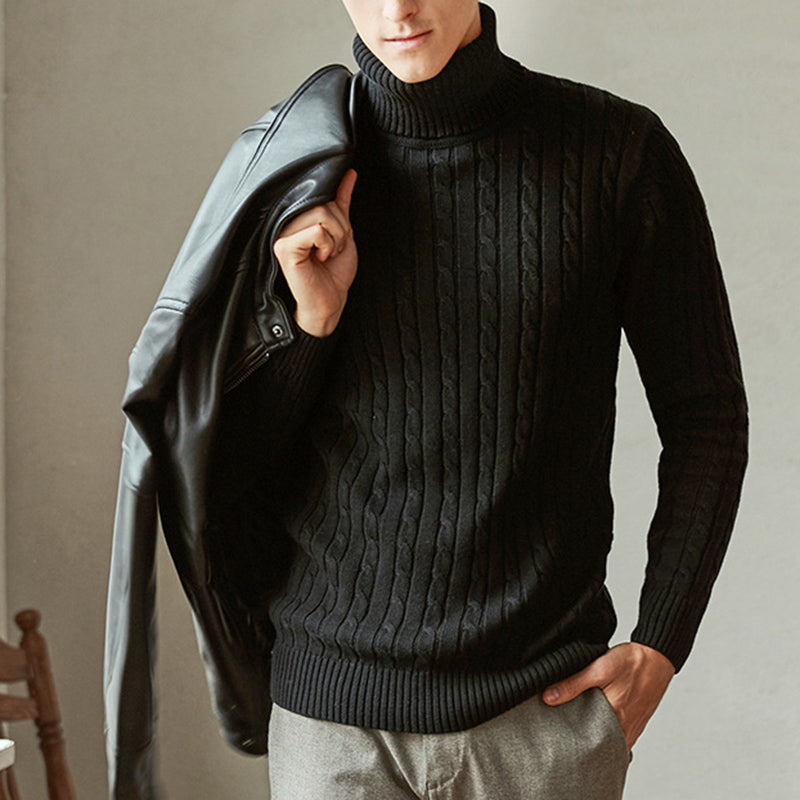 Aule Cable Knit Halterneck Sweater