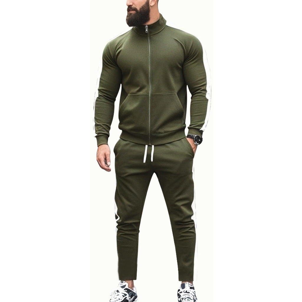 Aule Contrast Trim Tracksuits