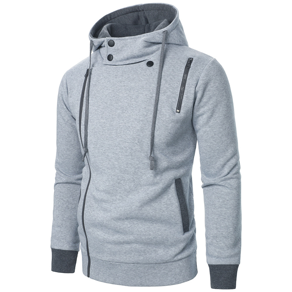 Aule Side Zipper Streetwear Hoodie