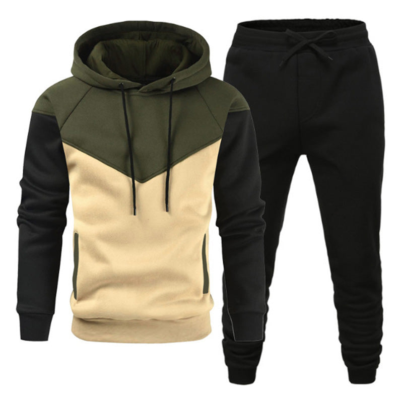 Aule Color Block Hoodie Set