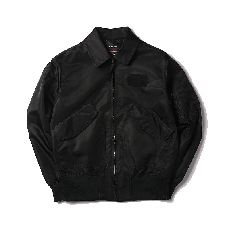 Aule Lapel Bomber Jacket