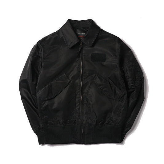 Aule Lapel Bomber Jacket