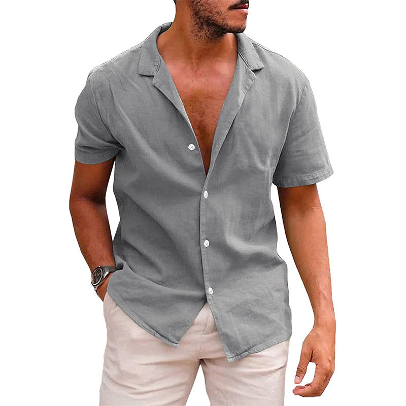 Aule Solid Linen Shirt