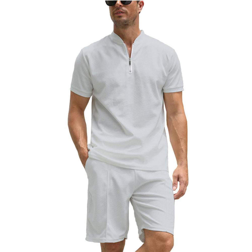 Aule Zipper Polo 2-Piece Set