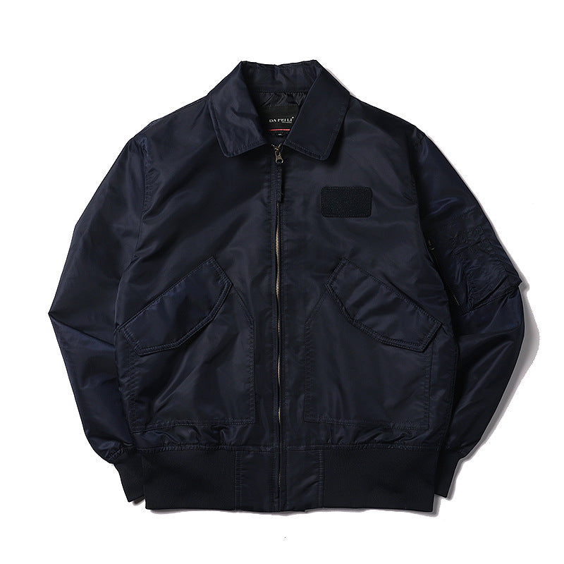 Aule Lapel Bomber Jacket