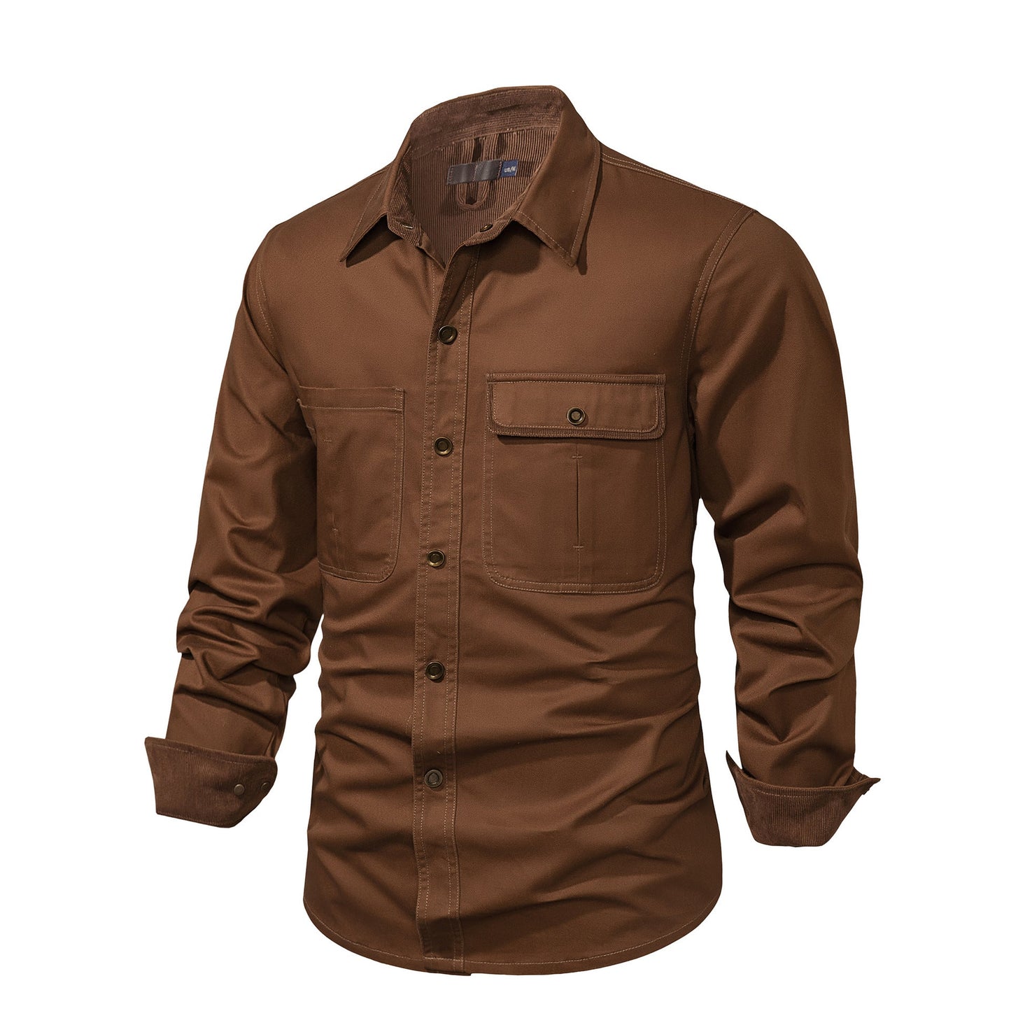 Work Land Lapel Collar Shirt
