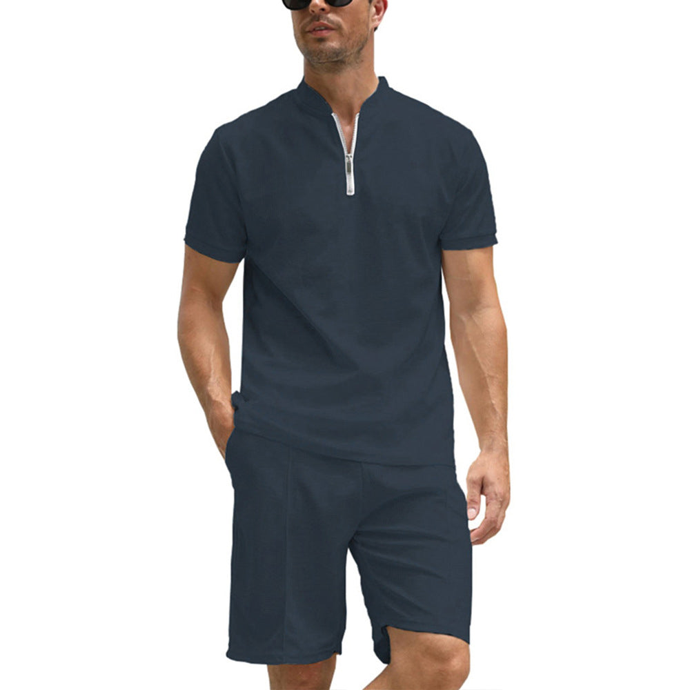 Aule Zipper Polo 2-Piece Set