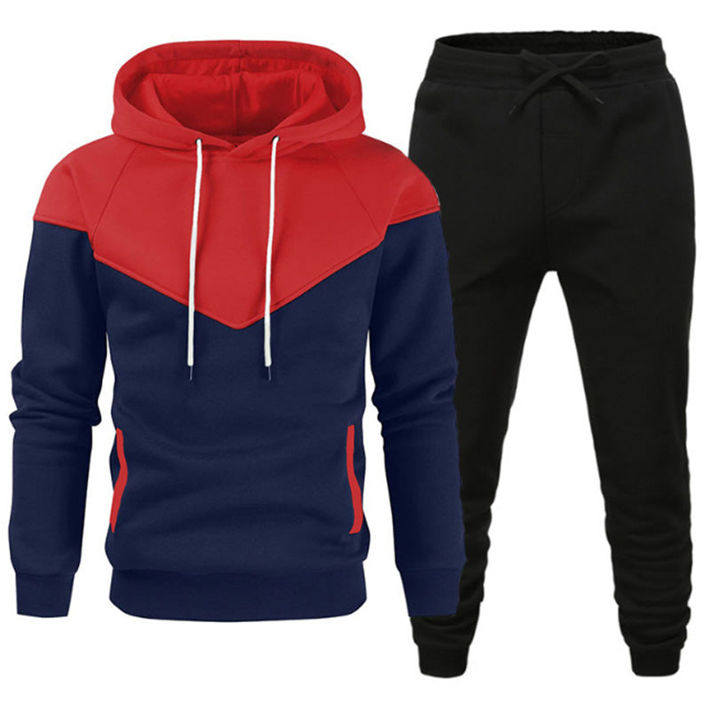 Aule Color Block Hoodie Set