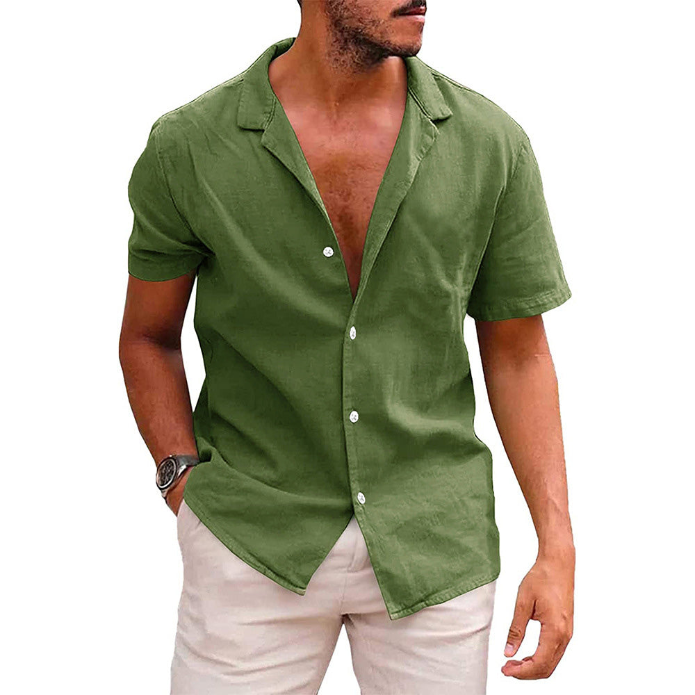 Aule Solid Linen Shirt