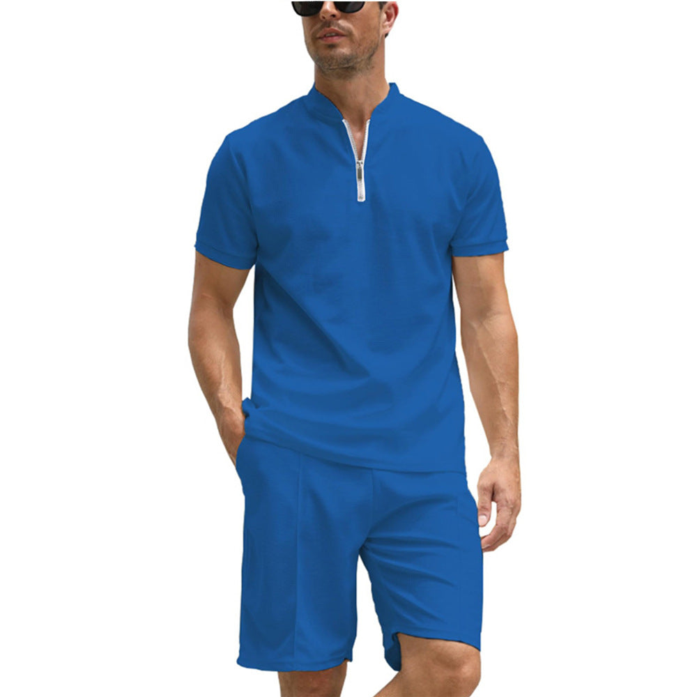 Aule Zipper Polo 2-Piece Set
