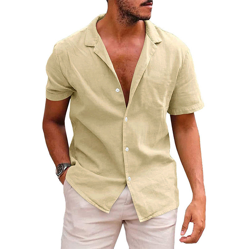 Aule Solid Linen Shirt