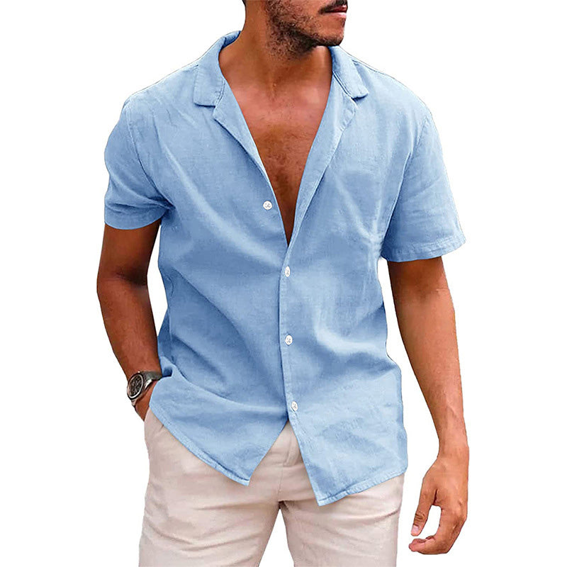 Aule Solid Linen Shirt
