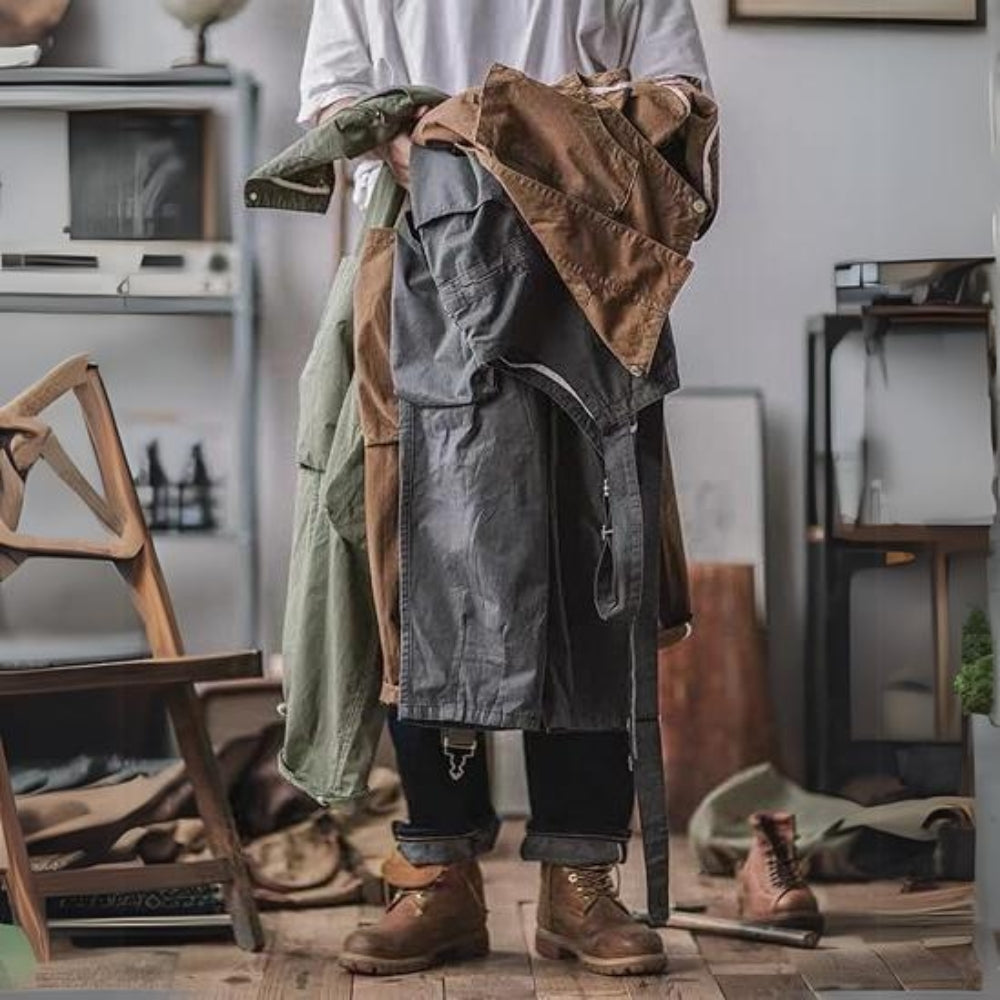 Aule Loose Multi Pockets Overalls