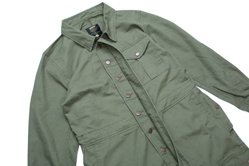 Aule Cotton Zip Up Jumpsuits